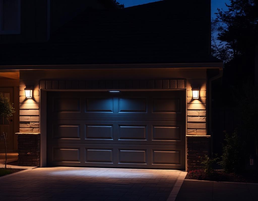 Security Lighting: Protecting Your Family - garage door article
